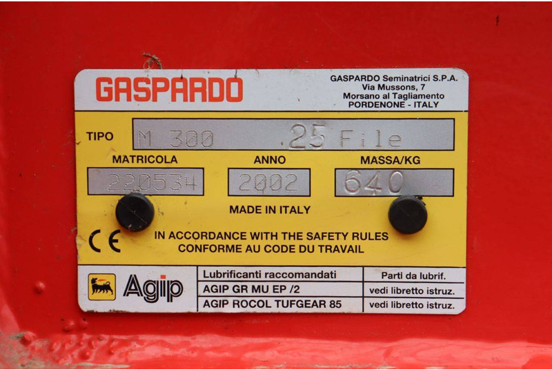 Посевная техника Gaspardo M 300: фото 13
