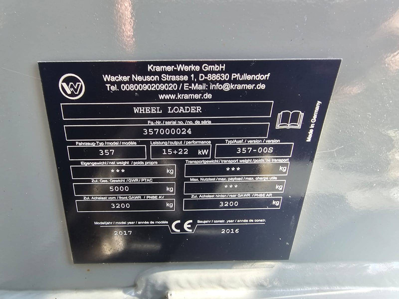 Колёсный погрузчик Kramer 357: фото 8