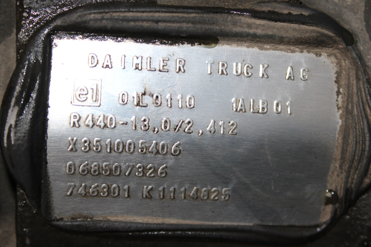 DIFERENTIAL MERCEDES ACTROS R=2,412 R440-13 X351005406, 068507326 - Дифференциал для Грузовиков: фото 3 DIFERENTIAL MERCEDES ACTROS R=2,412 R440-13 X351005406, 068507326 - Дифференциал для Грузовиков: фото 3