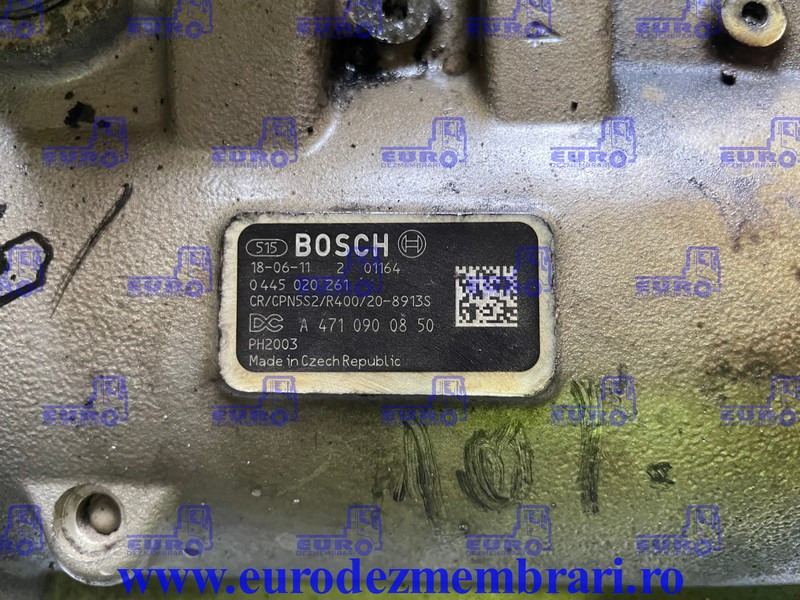 POMPA INALTA PRESIUNE MERCEDES ACTROS MP4 OM470LA A4710900850, 0445020261 - Топливный насос для Грузовиков: фото 2 POMPA INALTA PRESIUNE MERCEDES ACTROS MP4 OM470LA A4710900850, 0445020261 - Топливный насос для Грузовиков: фото 2