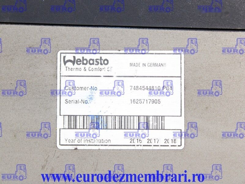Renault T AIR TOP EVO 2000 7484544810 - Отопление/ Вентиляция для Грузовиков: фото 3 Renault T AIR TOP EVO 2000 7484544810 - Отопление/ Вентиляция для Грузовиков: фото 3