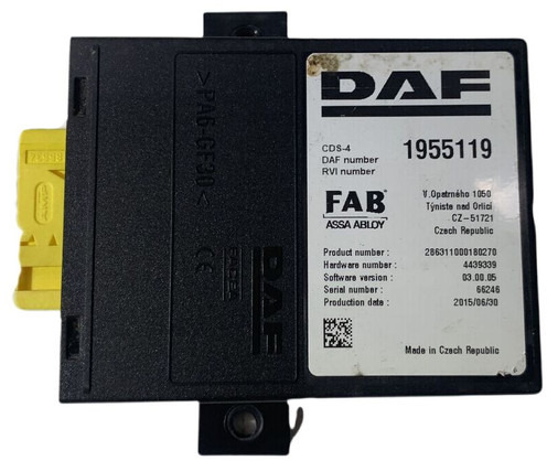 DAF 1955119 - Блок управления: фото 1 DAF 1955119 - Блок управления: фото 1