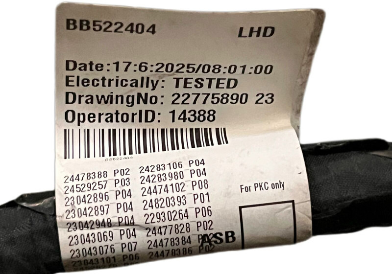 Volvo FH5/Aero - Кабели/ Провода: фото 3 Volvo FH5/Aero - Кабели/ Провода: фото 3