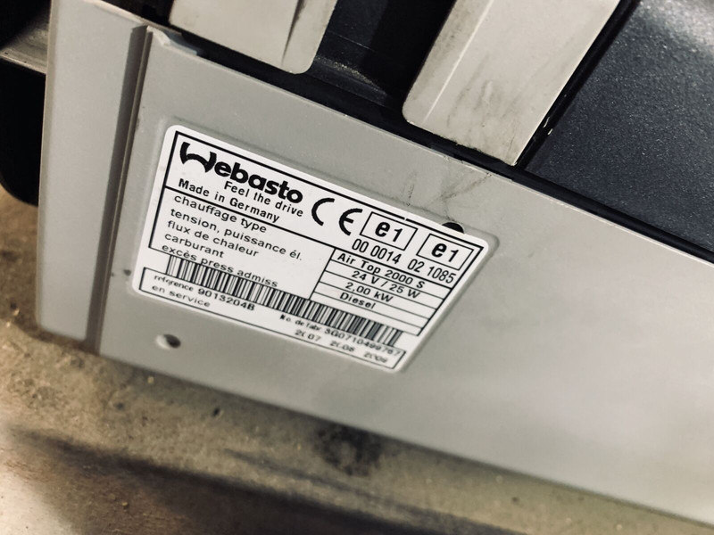 Webasto MAGNUM - Отопление/ Вентиляция: фото 2 Webasto MAGNUM - Отопление/ Вентиляция: фото 2