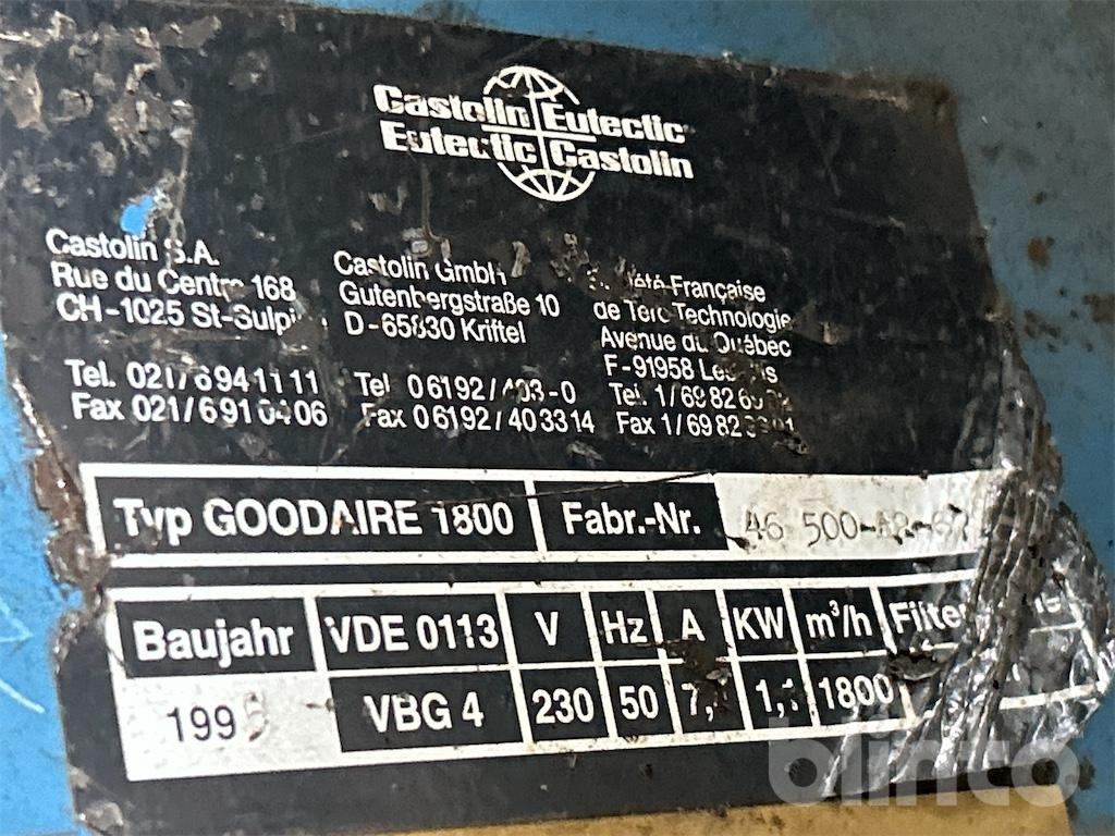 1995 Gastolin Euteclic Goodaire 1800 - Сварочное оборудование: фото 5 1995 Gastolin Euteclic Goodaire 1800 - Сварочное оборудование: фото 5