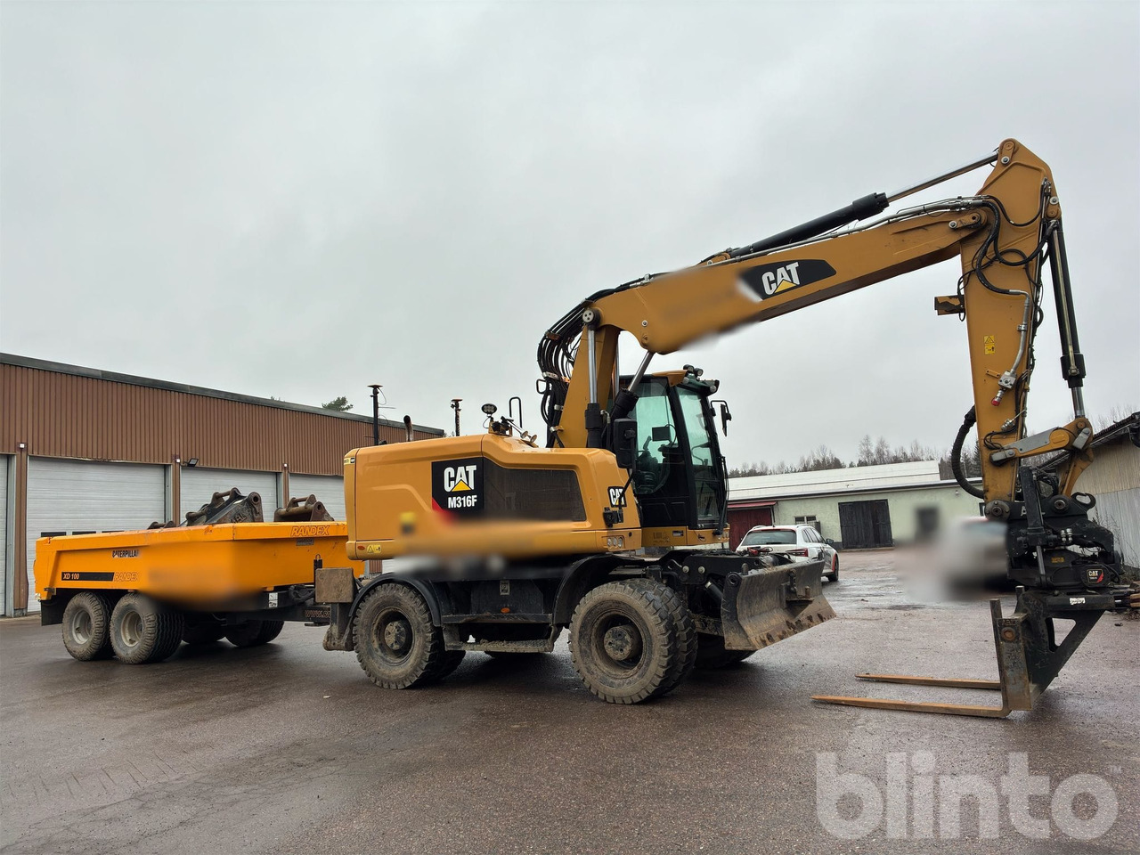 CAT M316F - Колёсный экскаватор: фото 4 CAT M316F - Колёсный экскаватор: фото 4