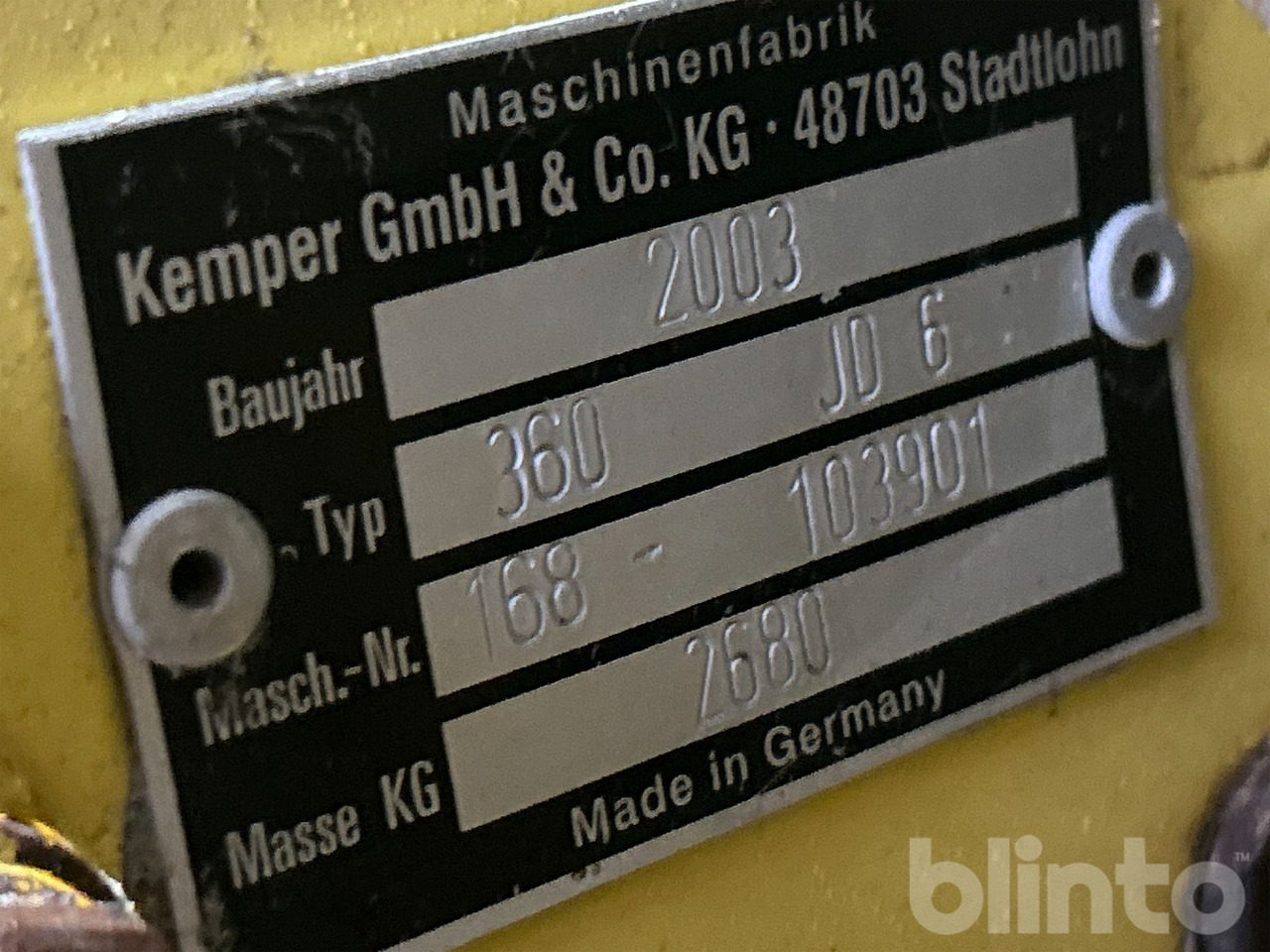 Kemper Champion 360 HD6 - Жатка кукурузная: фото 5 Kemper Champion 360 HD6 - Жатка кукурузная: фото 5