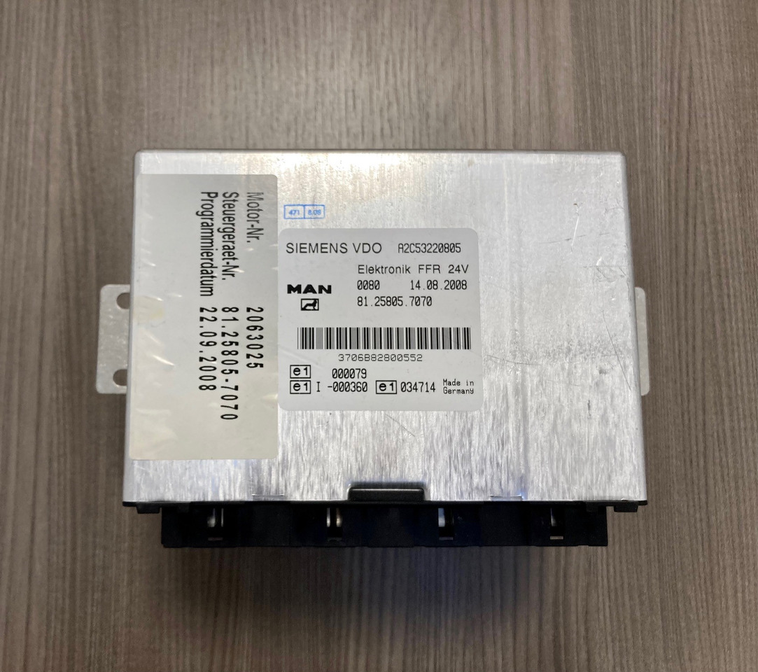 CENTRALINA FFR - MAN 81258057070 - SIEMENS VDO A2C53220805 - Блок управления: фото 1 CENTRALINA FFR - MAN 81258057070 - SIEMENS VDO A2C53220805 - Блок управления: фото 1