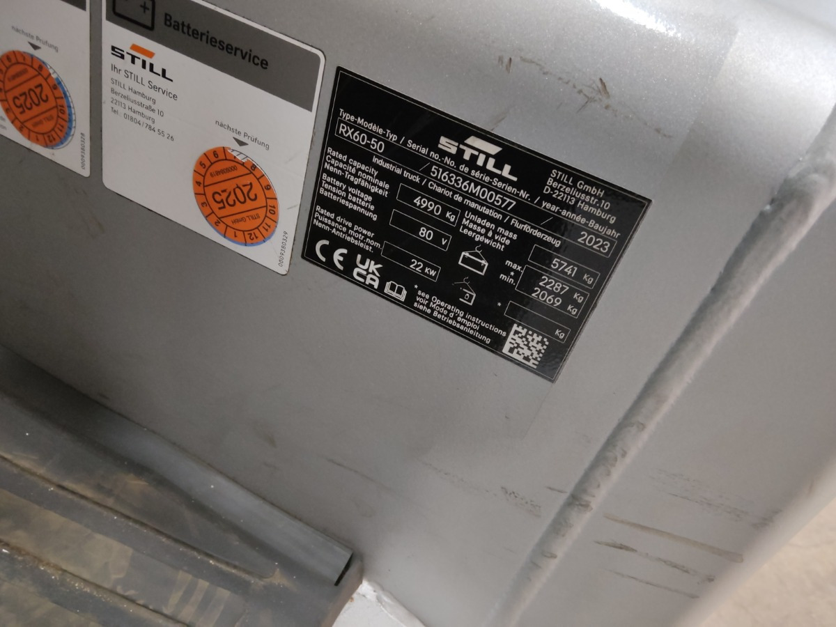 Still RX60-50 - Электропогрузчик: фото 5 Still RX60-50 - Электропогрузчик: фото 5