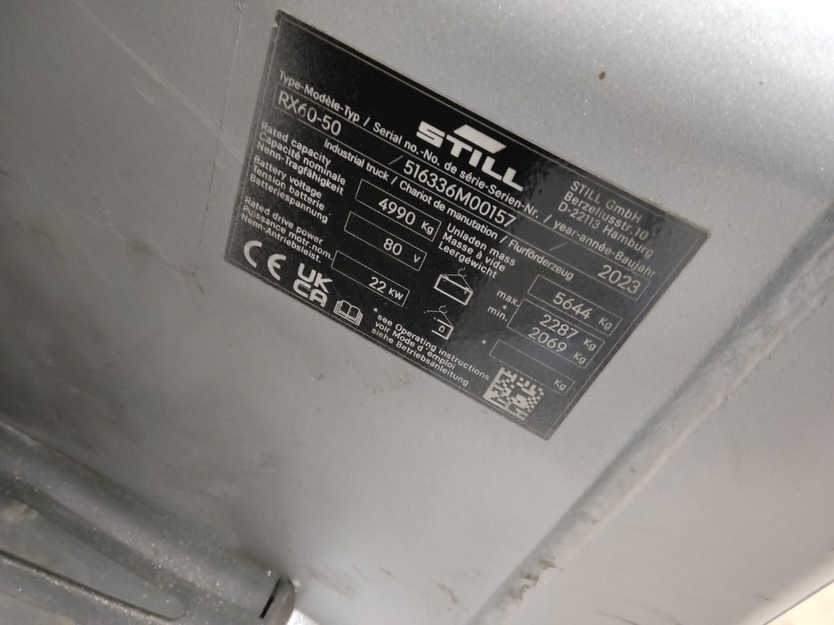 Still RX60-50 - Электропогрузчик: фото 5 Still RX60-50 - Электропогрузчик: фото 5