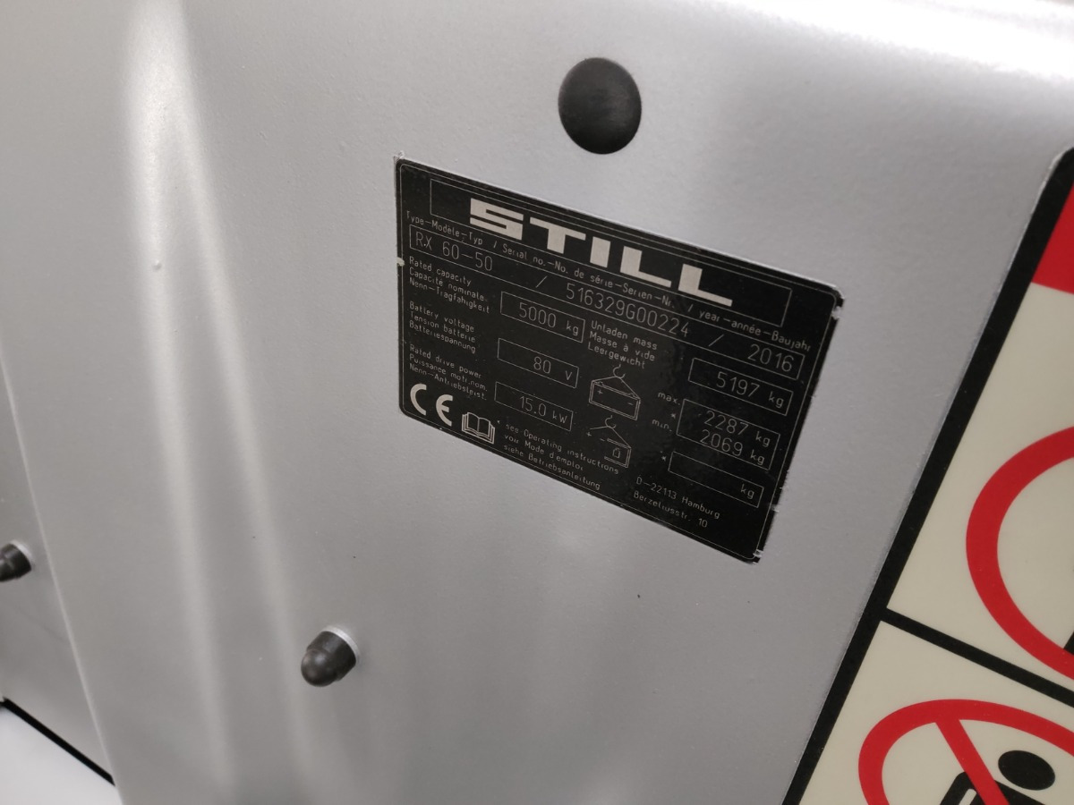 Still RX60-50 - Электропогрузчик: фото 5 Still RX60-50 - Электропогрузчик: фото 5