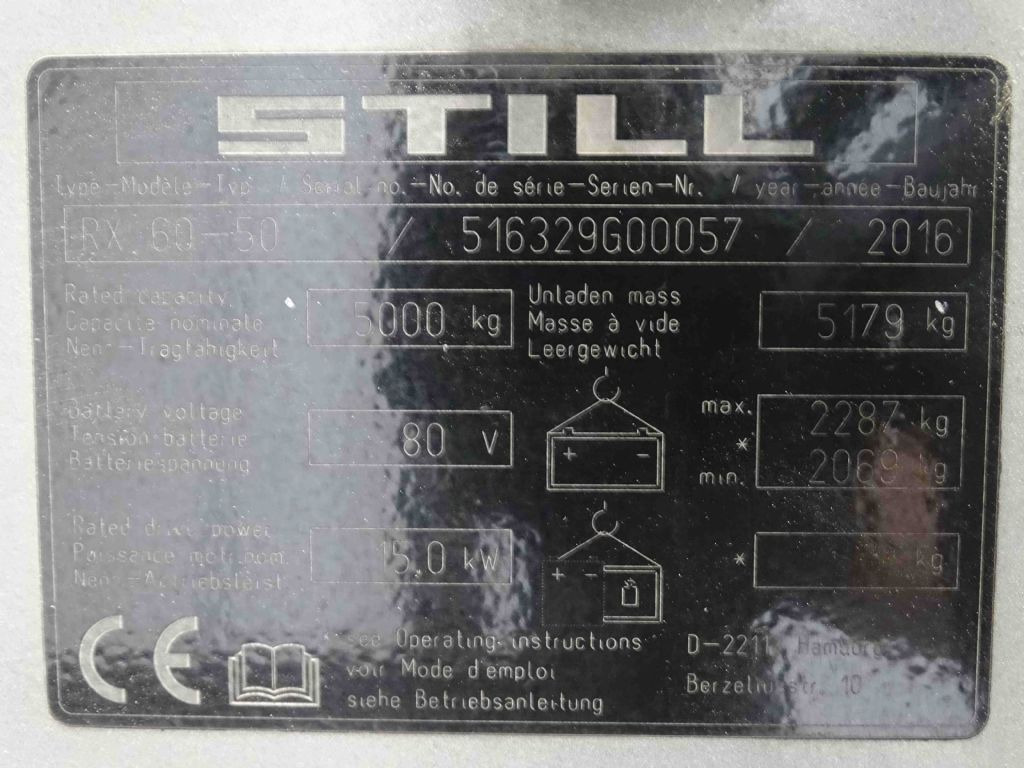 Still RX60-50 - Электропогрузчик: фото 5 Still RX60-50 - Электропогрузчик: фото 5