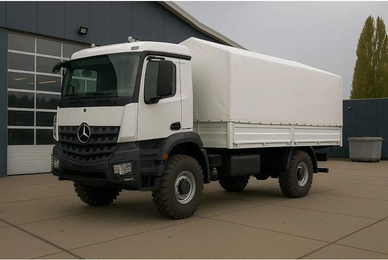 Mercedes-Benz Arocs 1836 A 4x4 Cargo Truck - Тентованный грузовик: фото 1 Mercedes-Benz Arocs 1836 A 4x4 Cargo Truck - Тентованный грузовик: фото 1