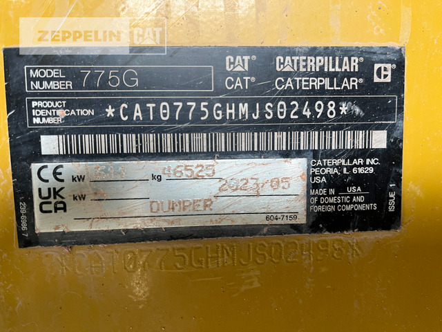 Cat 775G - Карьерный самосвал: фото 2 Cat 775G - Карьерный самосвал: фото 2