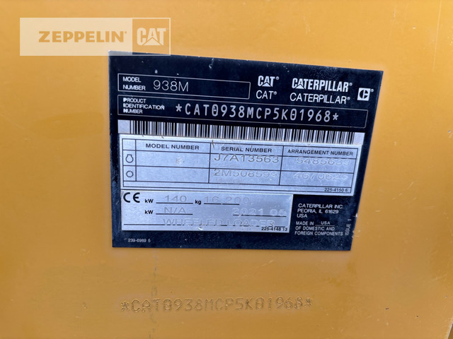 Cat 938M - Колёсный погрузчик: фото 5 Cat 938M - Колёсный погрузчик: фото 5