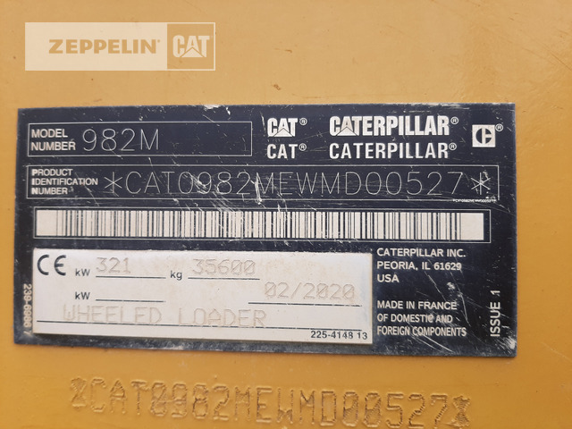 Колёсный погрузчик Cat 982M: фото 27