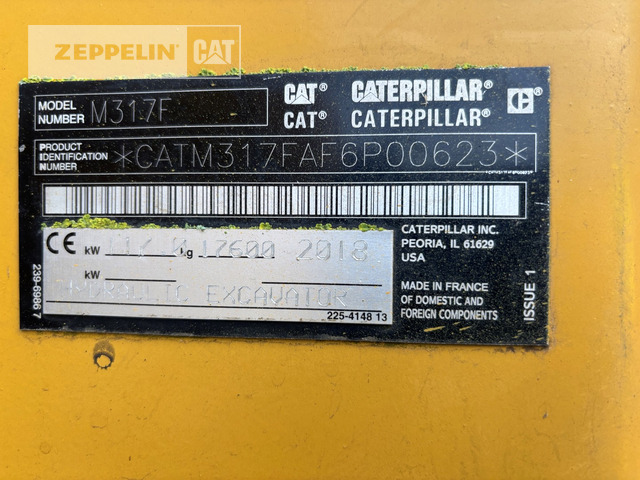 Cat M317F - Колёсный экскаватор: фото 2 Cat M317F - Колёсный экскаватор: фото 2