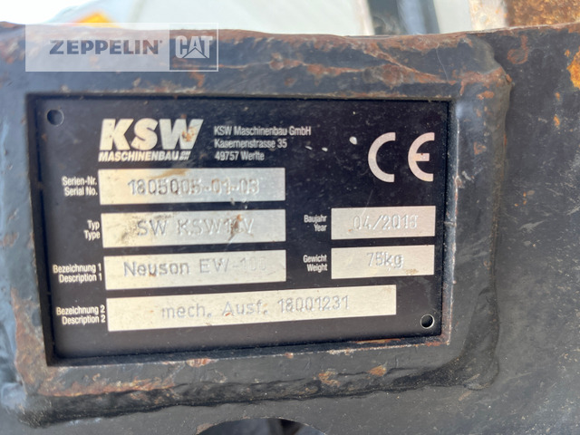 Komponenten CW10 mech. EW100 - Сцепное устройство для Строительной техники: фото 3 Komponenten CW10 mech. EW100 - Сцепное устройство для Строительной техники: фото 3