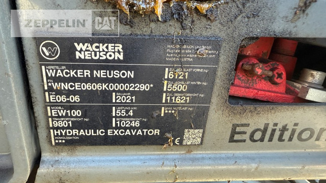 Wacker EW100 - Колёсный экскаватор: фото 5 Wacker EW100 - Колёсный экскаватор: фото 5