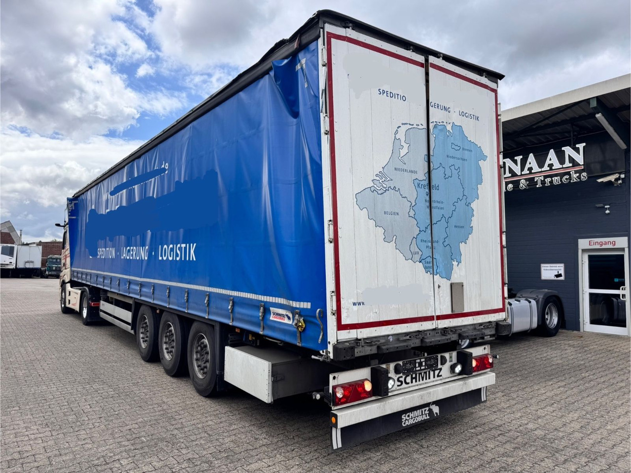 Schmitz Cargobull SCS 24/L-13.62 E B Curtainsider Unfall - Тентованный полуприцеп: фото 1 Schmitz Cargobull SCS 24/L-13.62 E B Curtainsider Unfall - Тентованный полуприцеп: фото 1